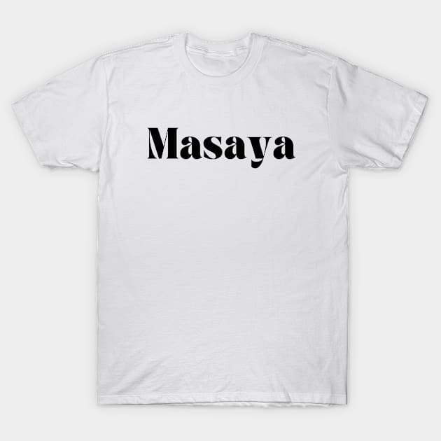 Pinoy tagalog word: Masaya T-Shirt by CatheBelan
